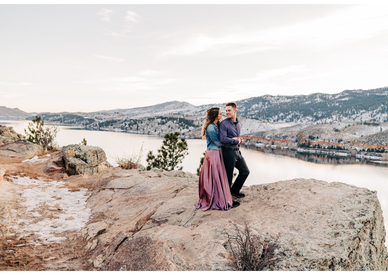Horsetooth Engagement Session